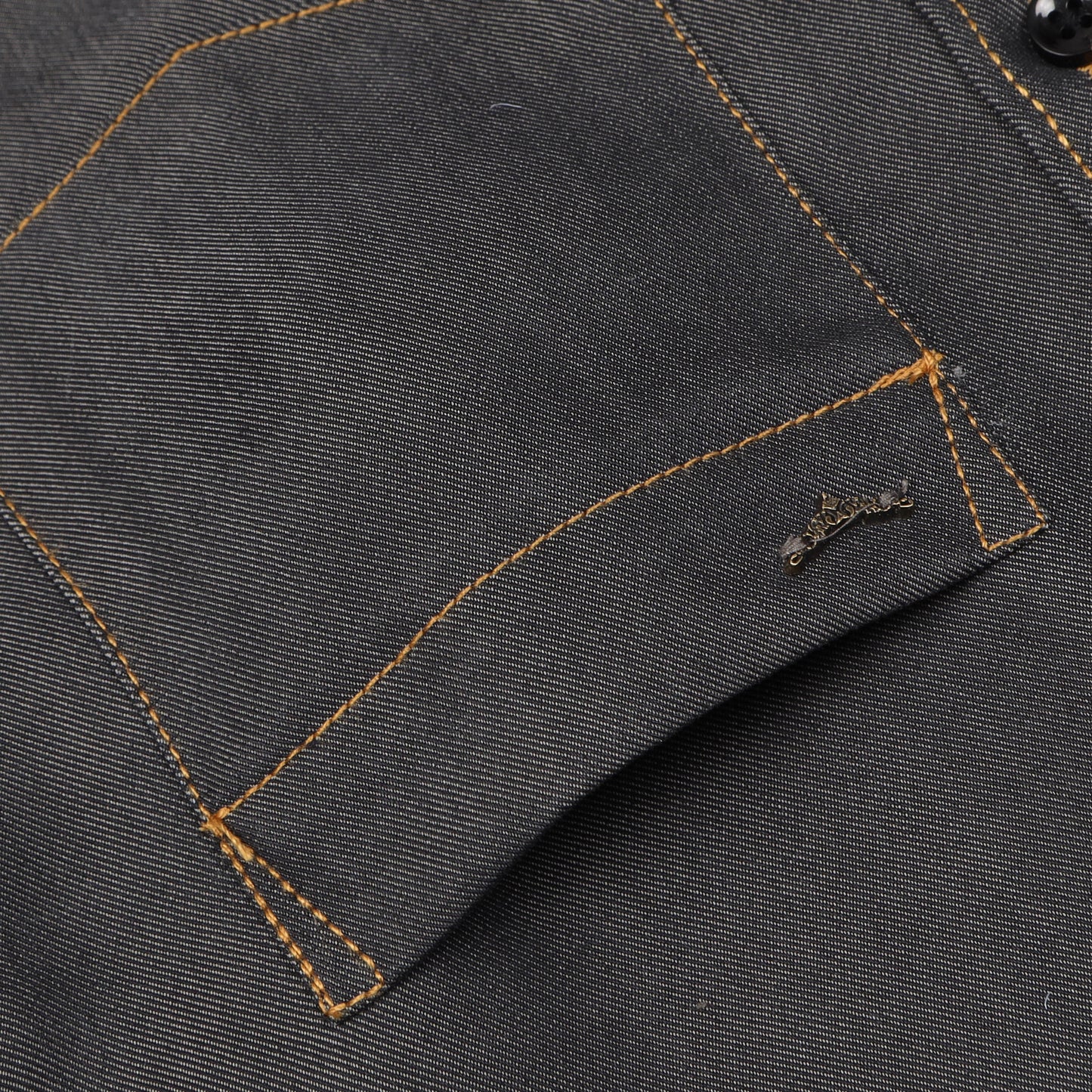 Shine Blue Denim Lycra Shirt For Boys