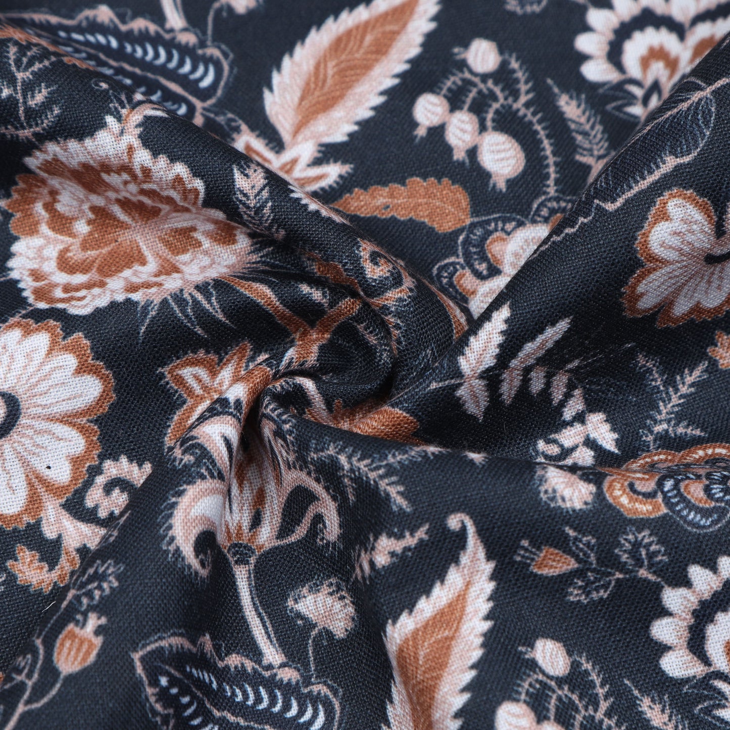 Navy Blue Digital Printed Rayon Shirt For Boys