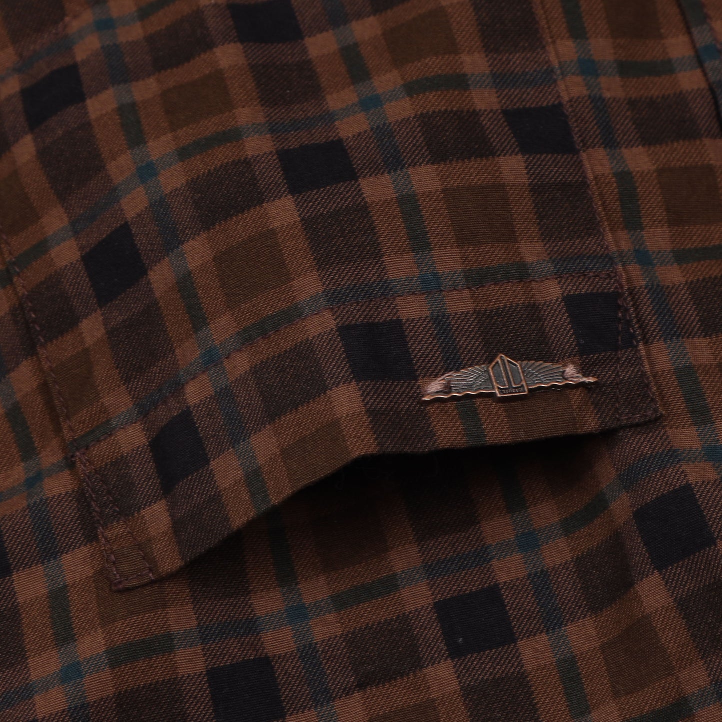 Brown Laffer Checks Shirt For Boys