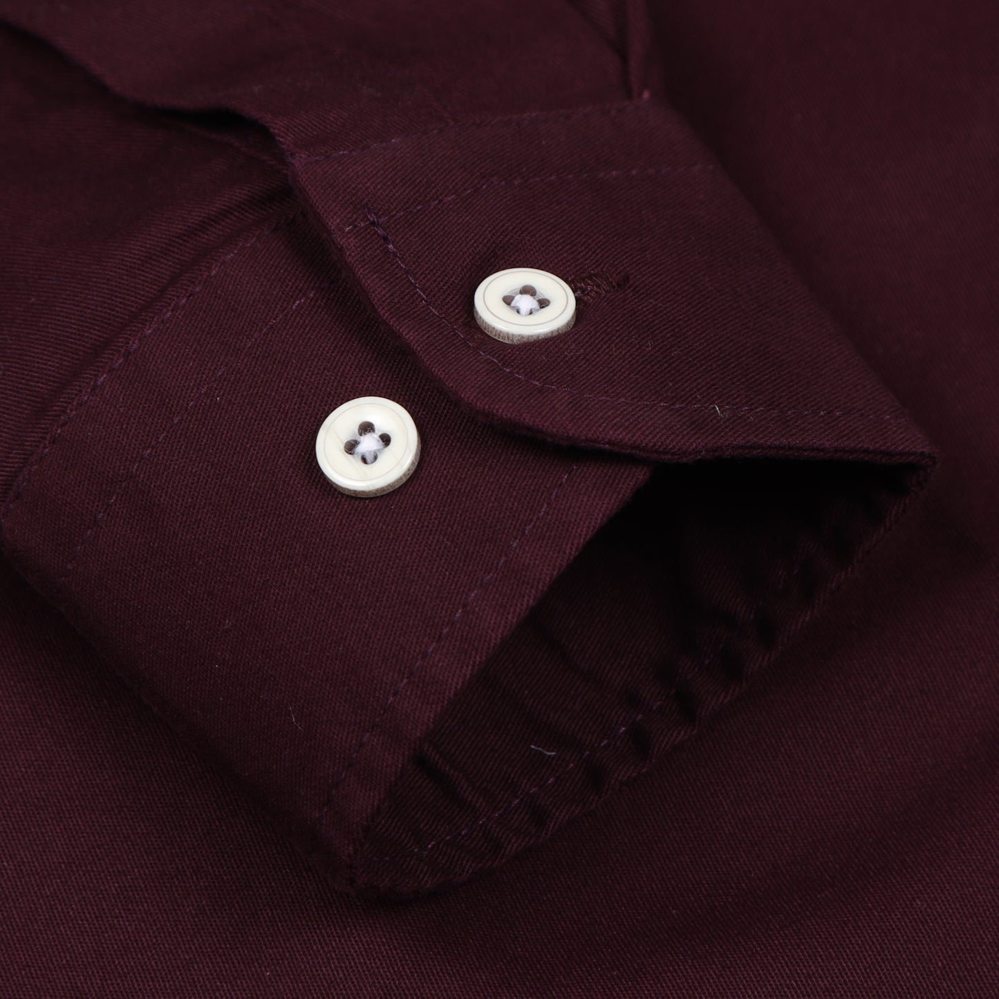 Wine Twill Leather Finish Shirt For Boys