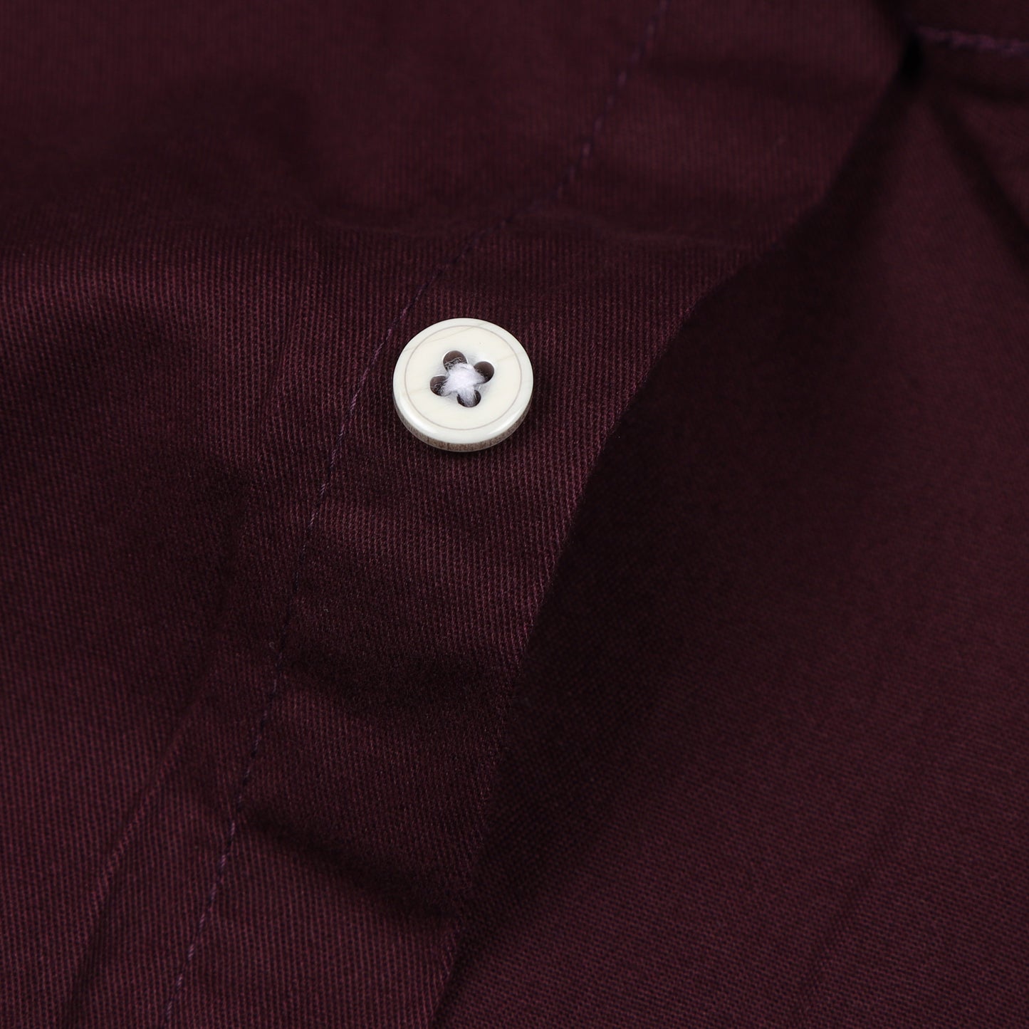 Wine Twill Leather Finish Shirt For Boys