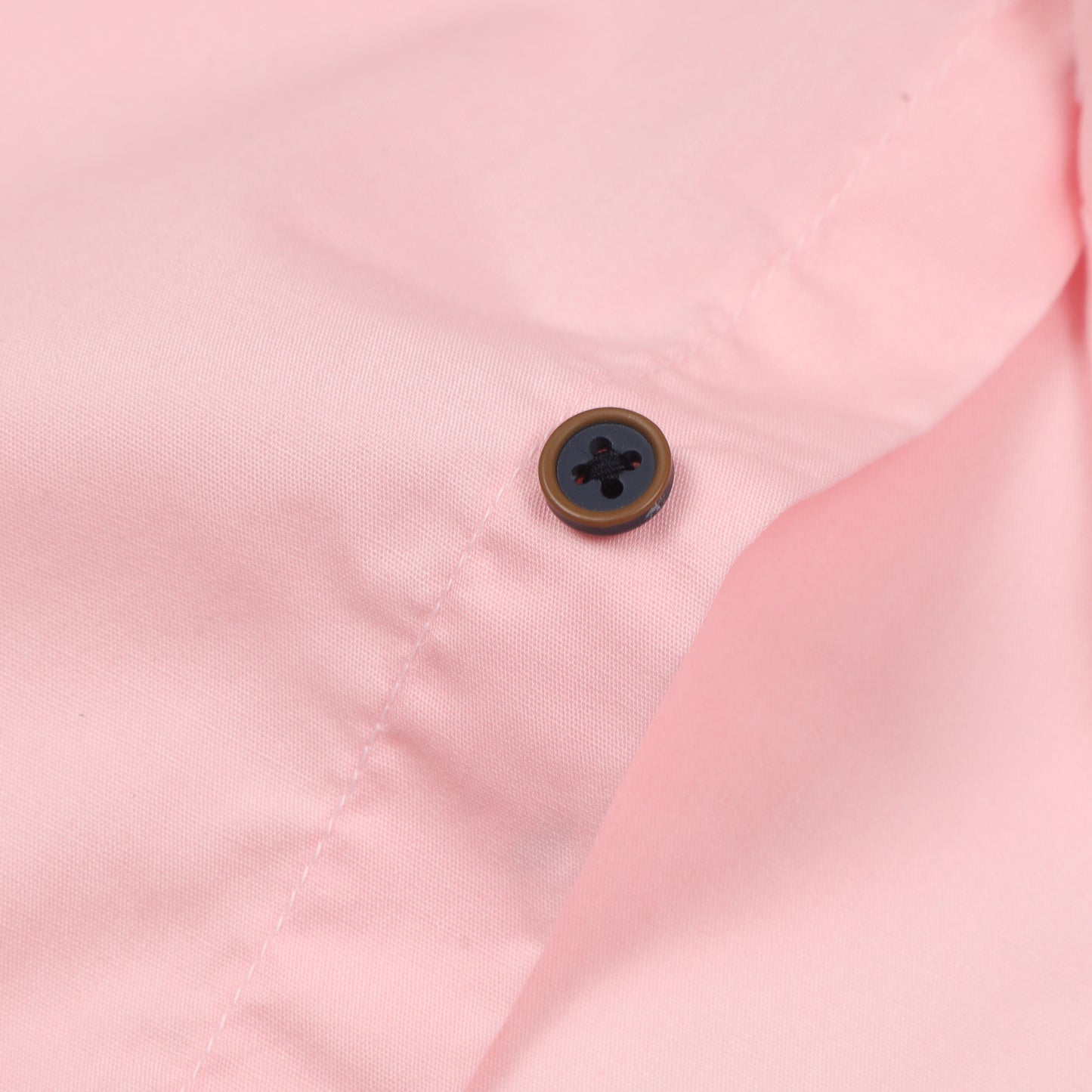 Pink Cotton Lycra Solid Shirt for Boys