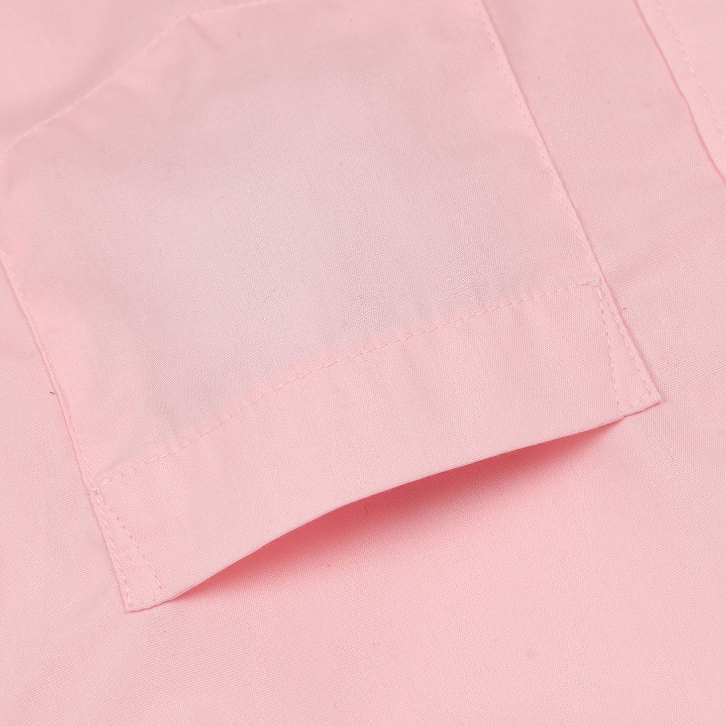 Pink Cotton Lycra Solid Shirt for Boys