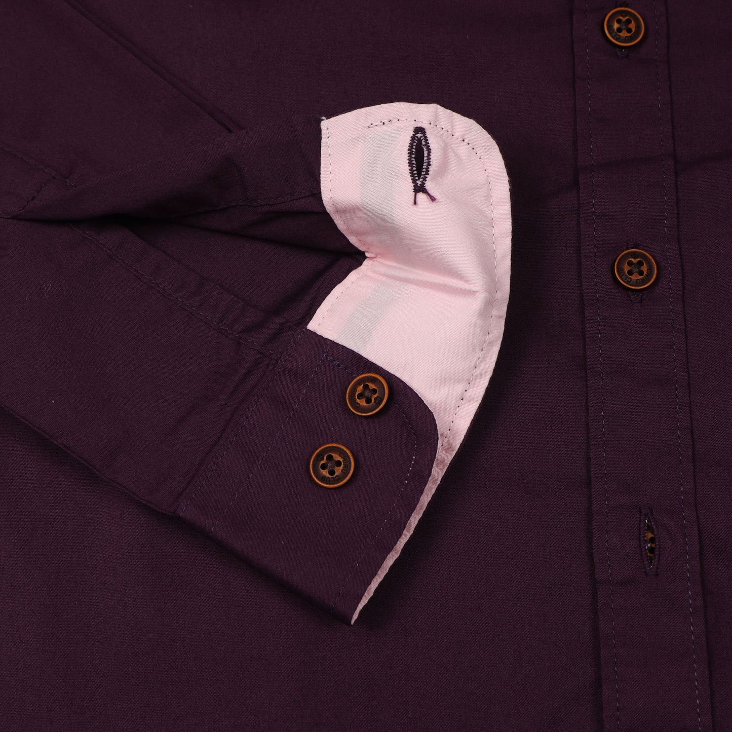 Purple Solid Shirt for Boys