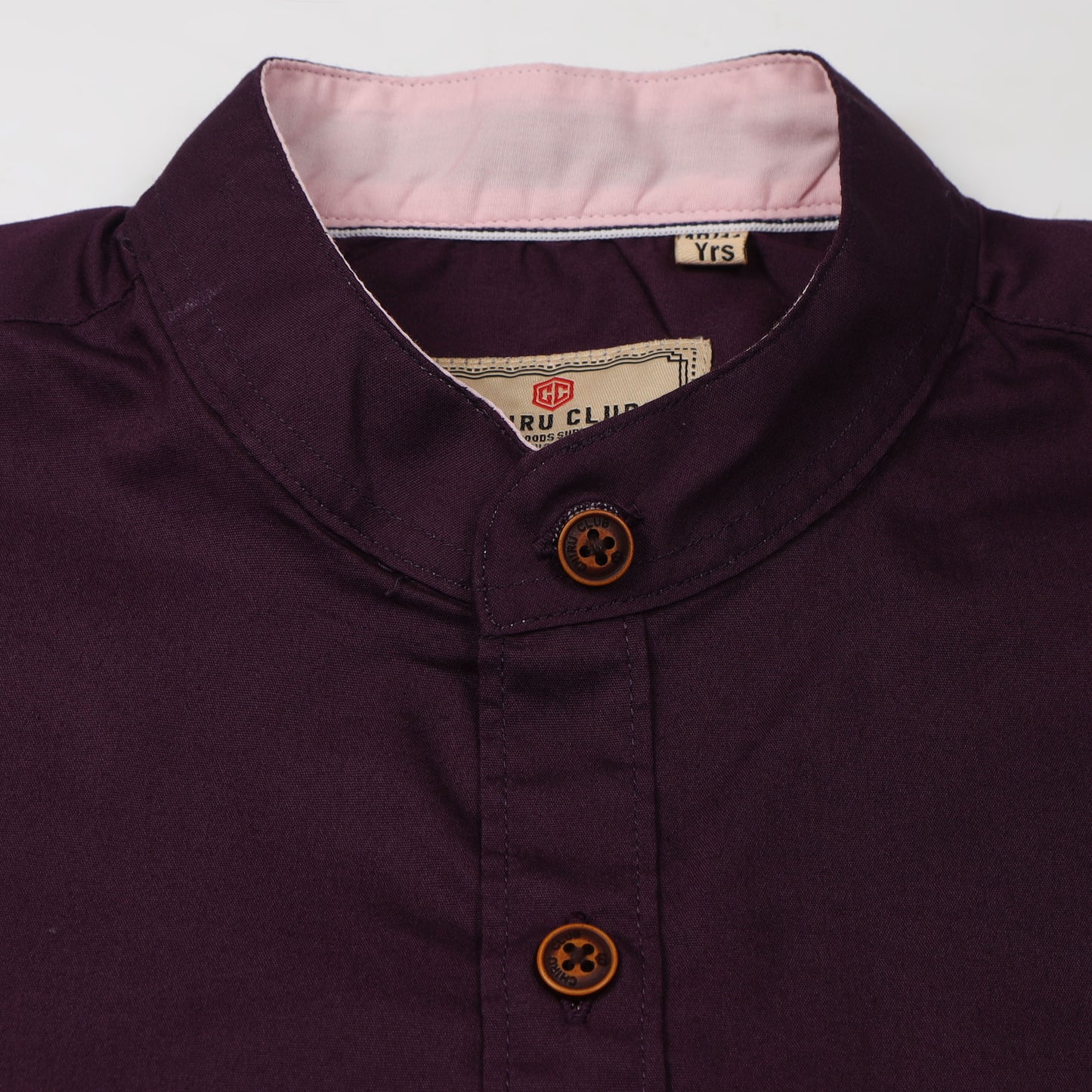 Purple Solid Shirt for Boys