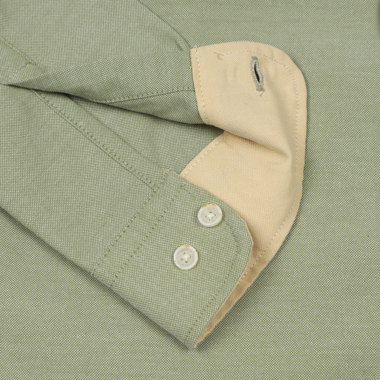 Pista Green Yarn Dyed Oxford Shirt for Boys
