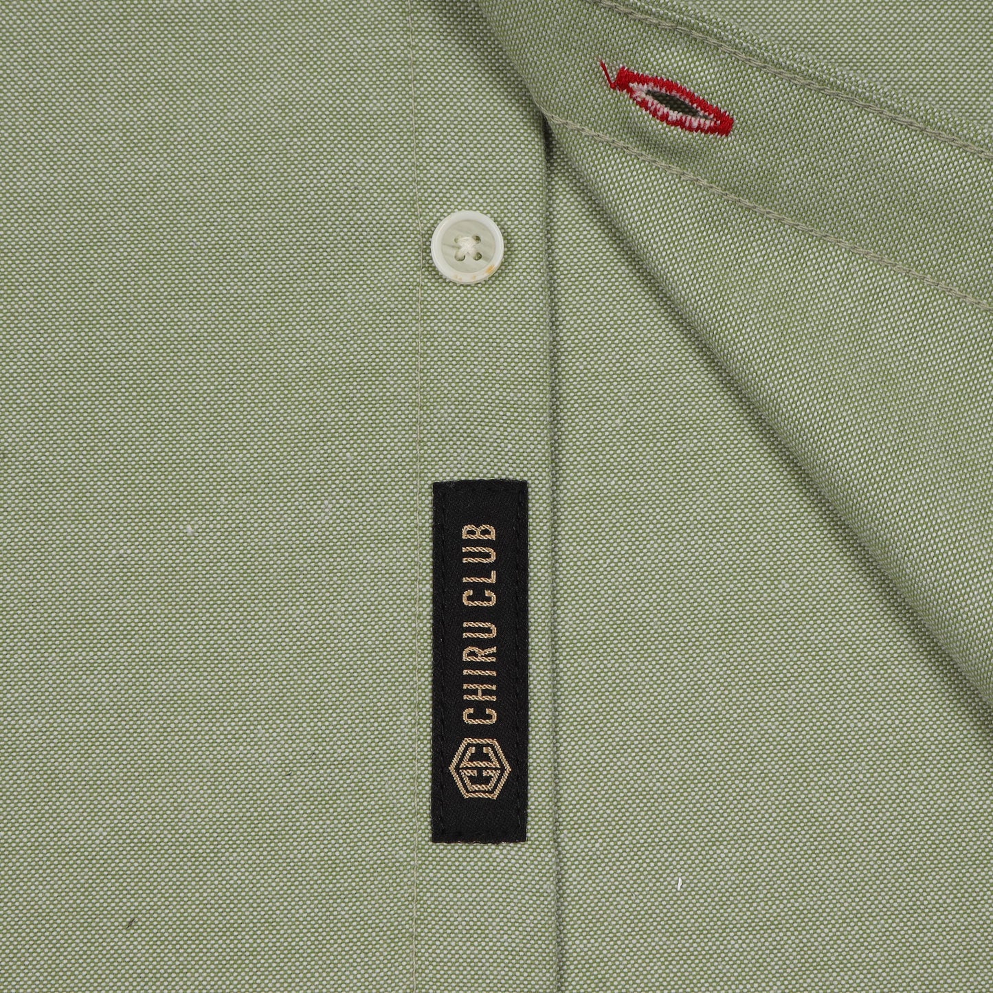 Pista Green Yarn Dyed Oxford Shirt for Boys