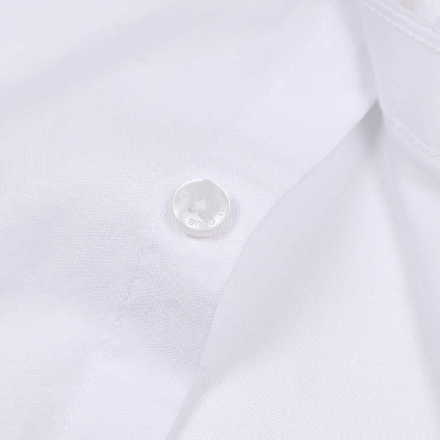 White Supima Cotton Solid Shirt for Boys
