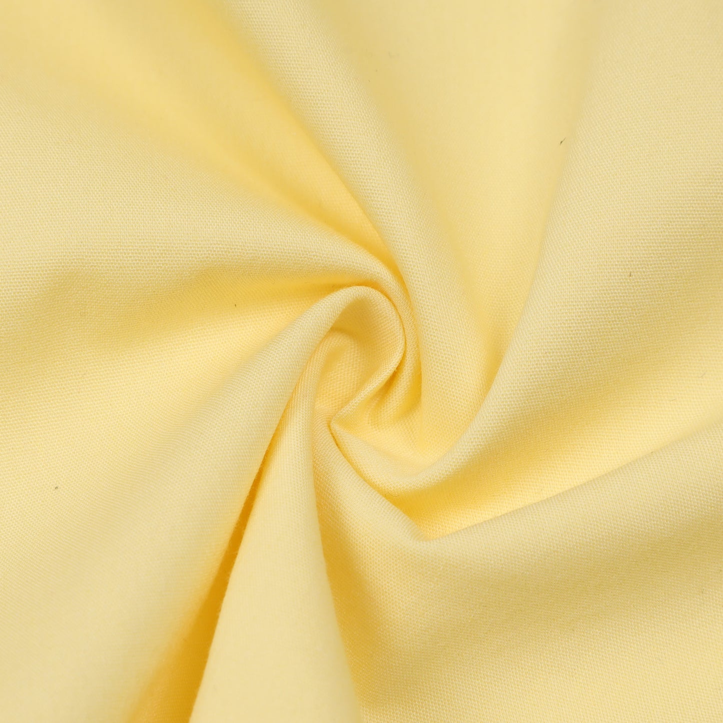 Yellow Poplin Lycra Solid Shirt for Boys