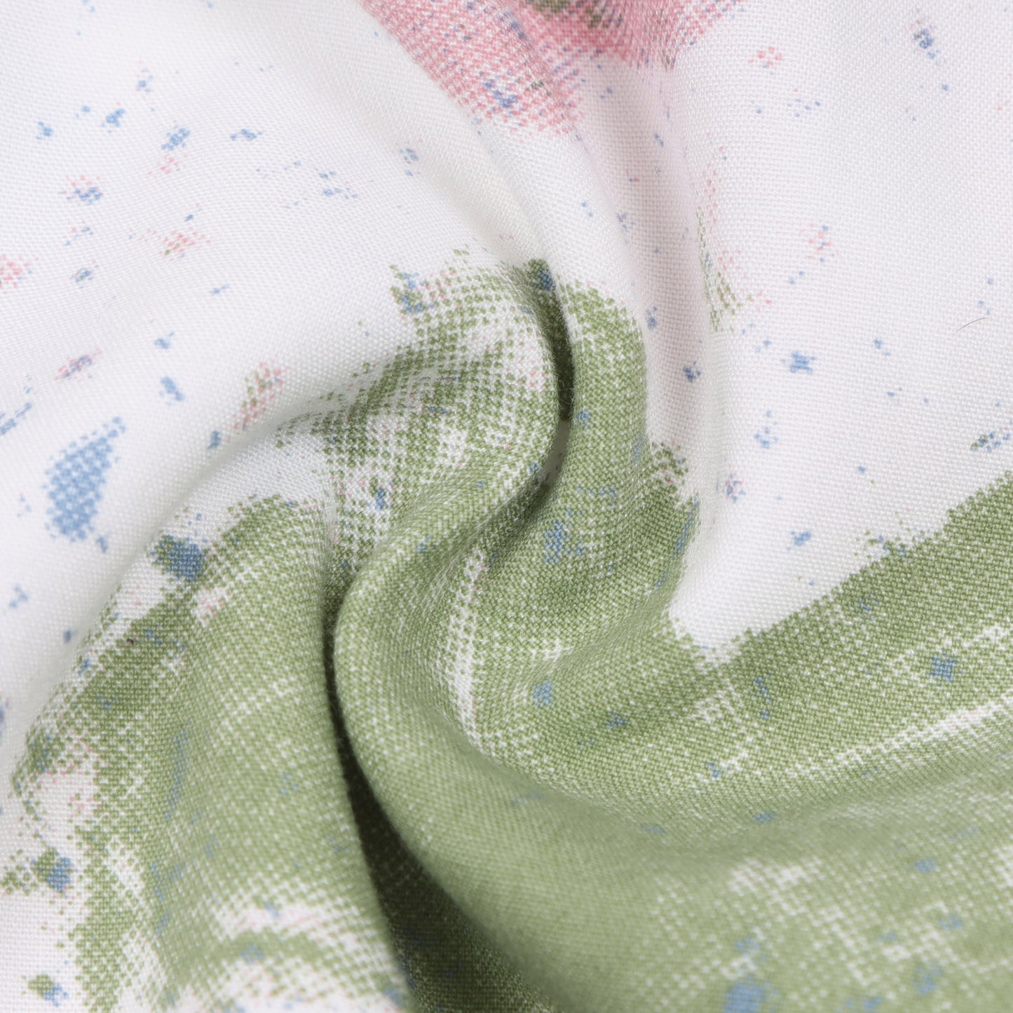 Peach Green Printed Multicolored Rayon Shirt for Boys