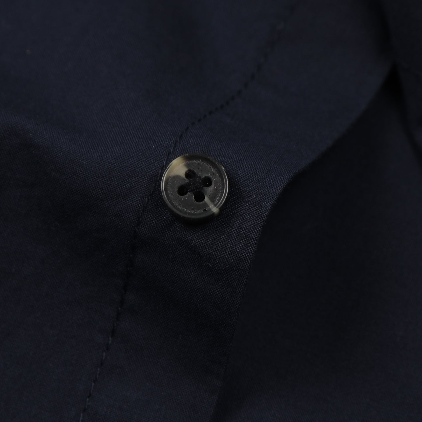 Navy Blue Solid Shirt for Boys