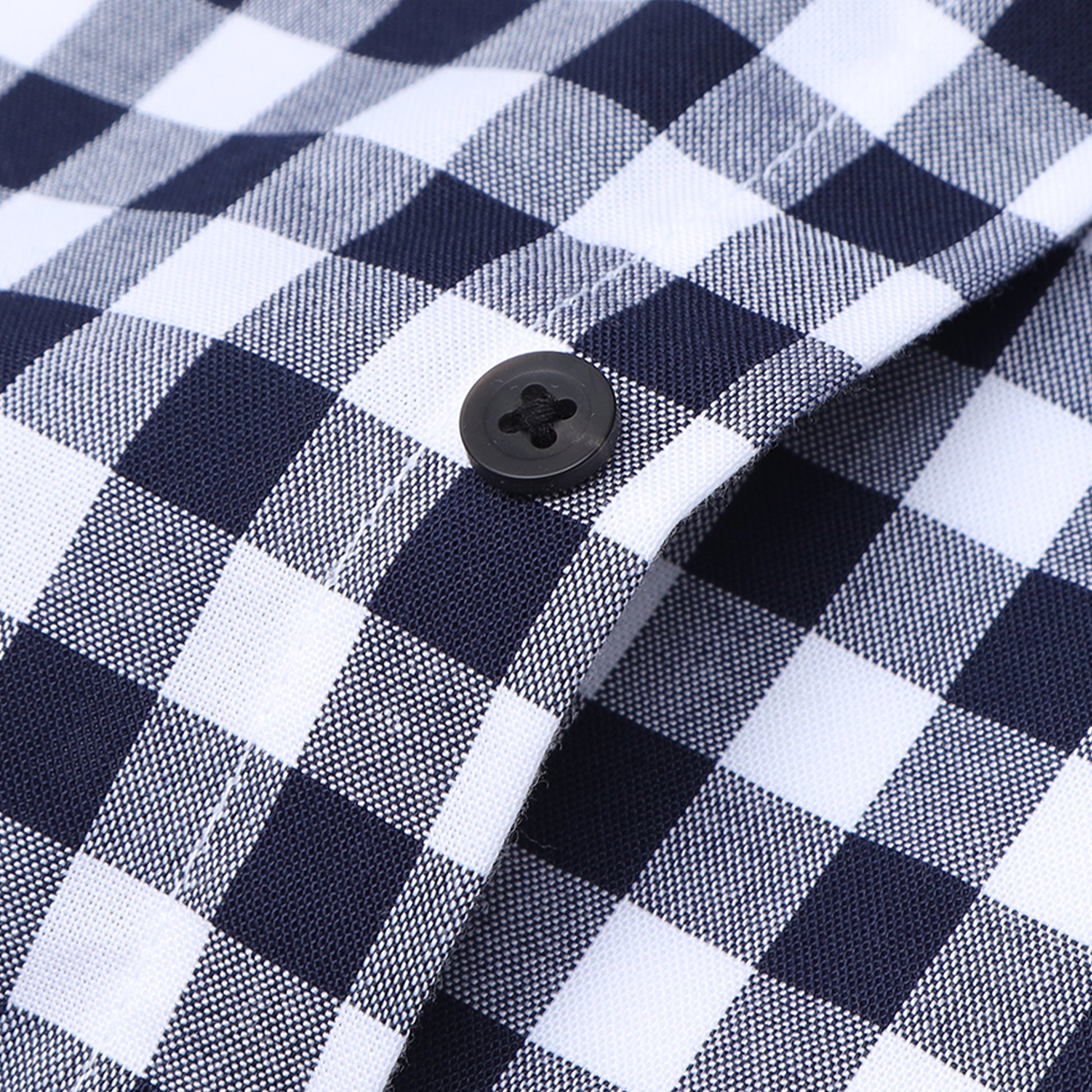 Navy Oxford Checks Shirt for Boys
