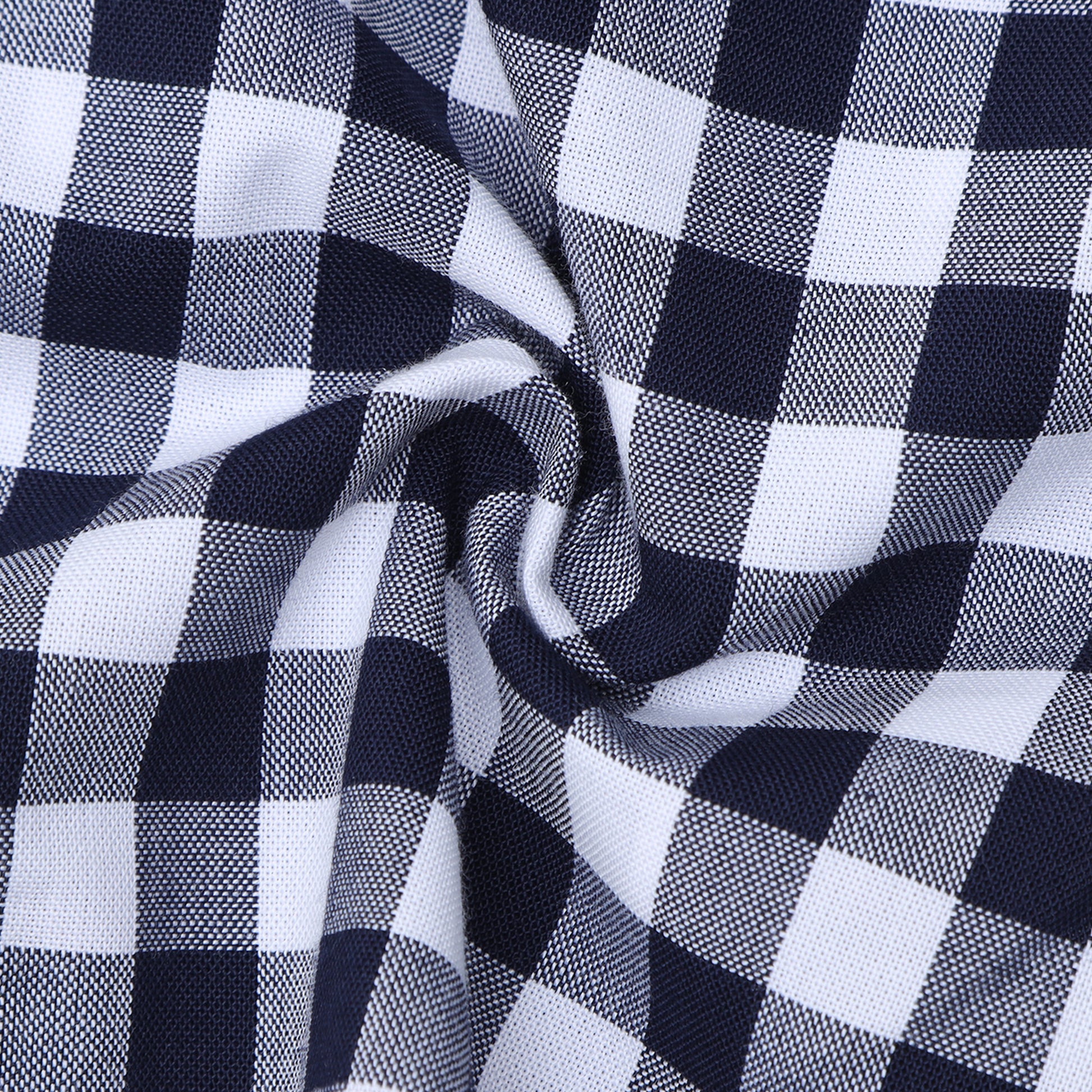 Navy Oxford Checks Shirt for Boys