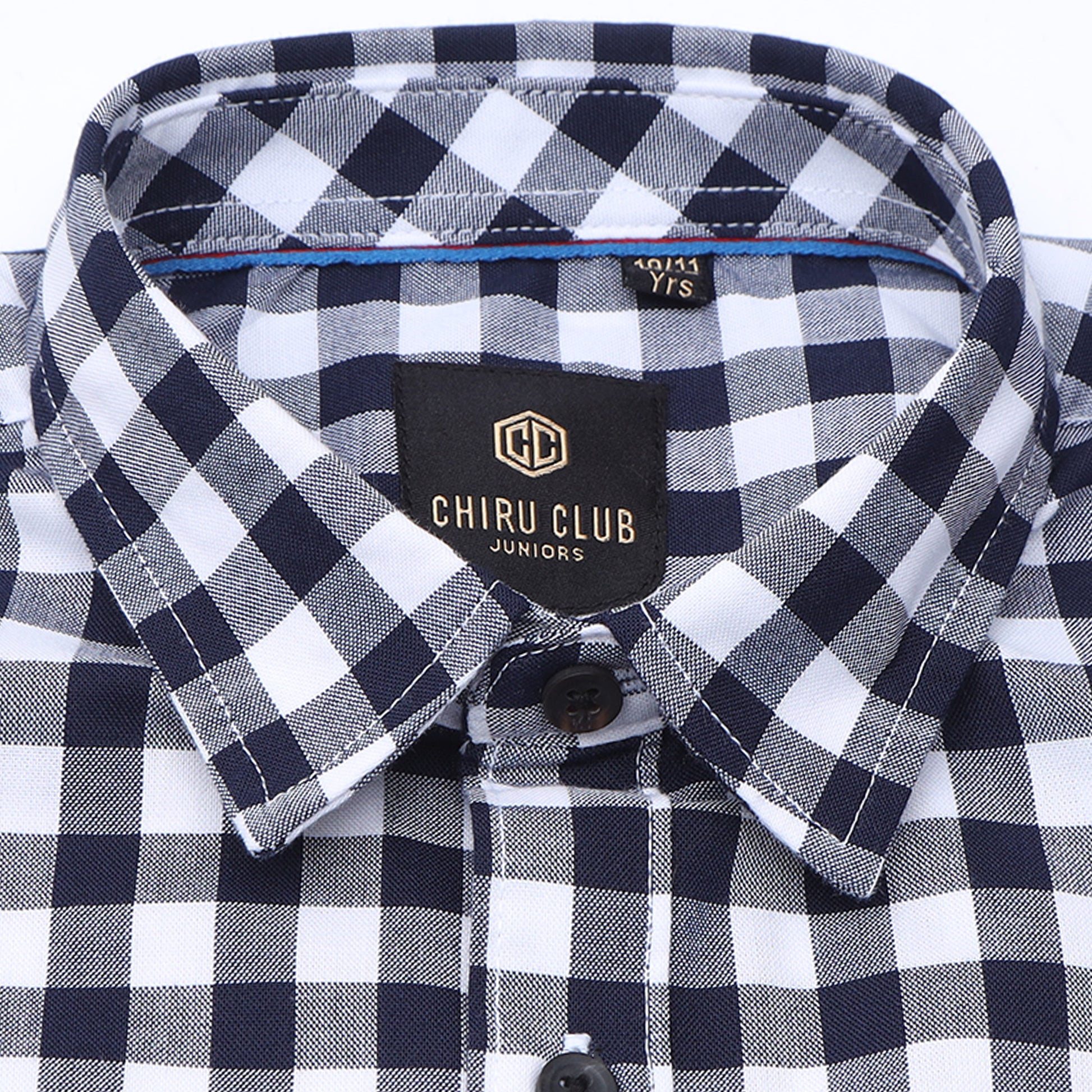 Navy Oxford Checks Shirt for Boys