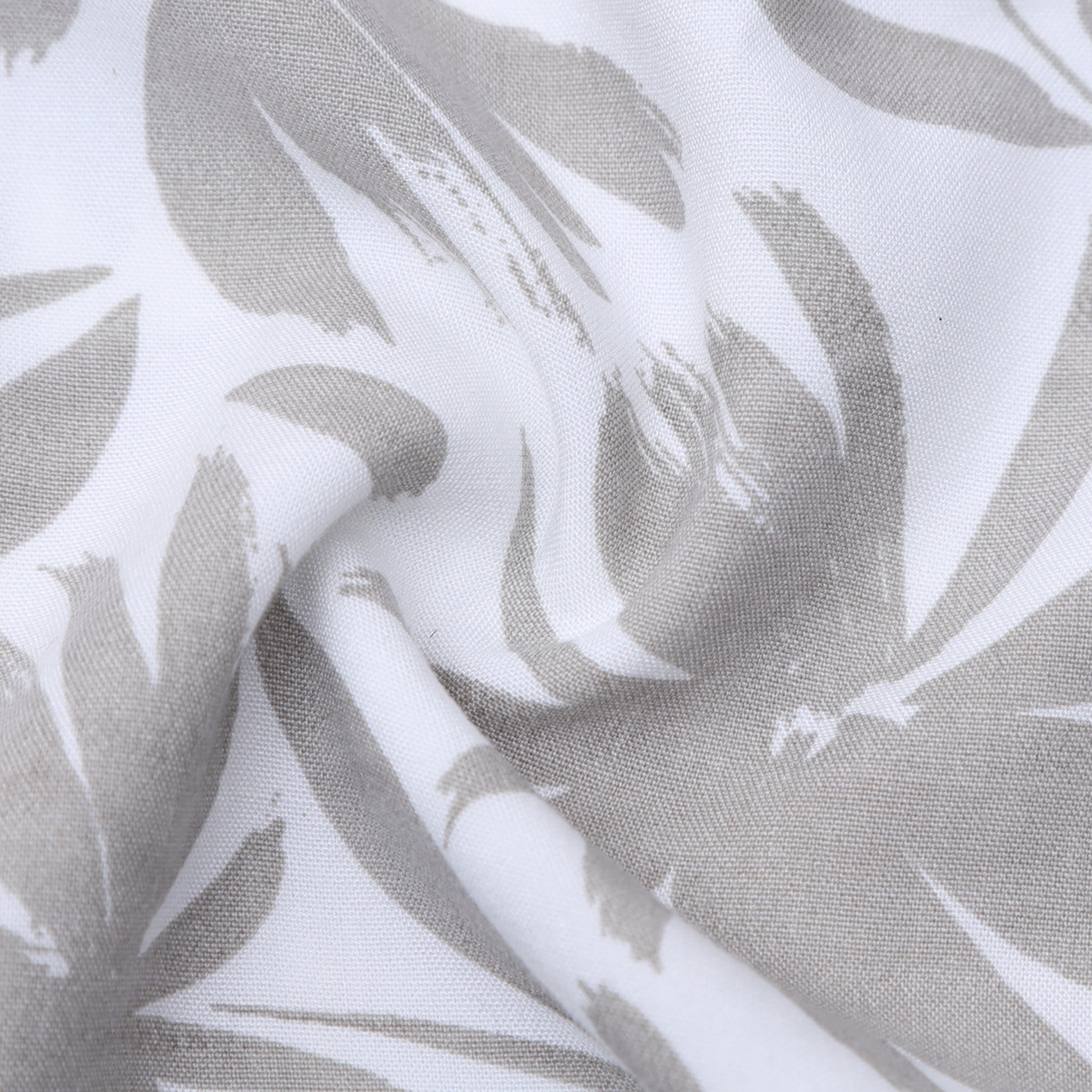 Ash Brown Rayon Printed Shirt for Boys