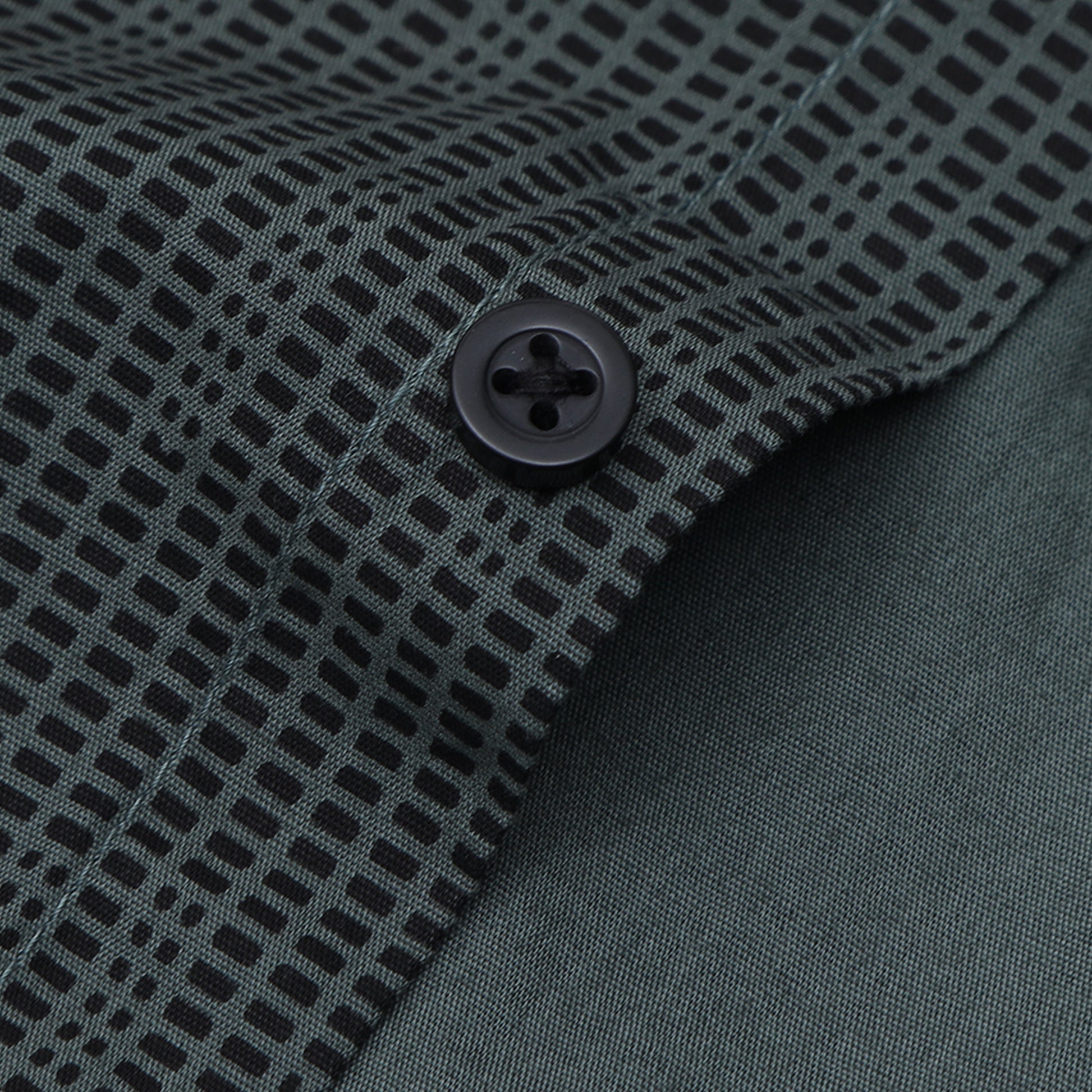 Olive Green Laffer Print Shirt for Boys