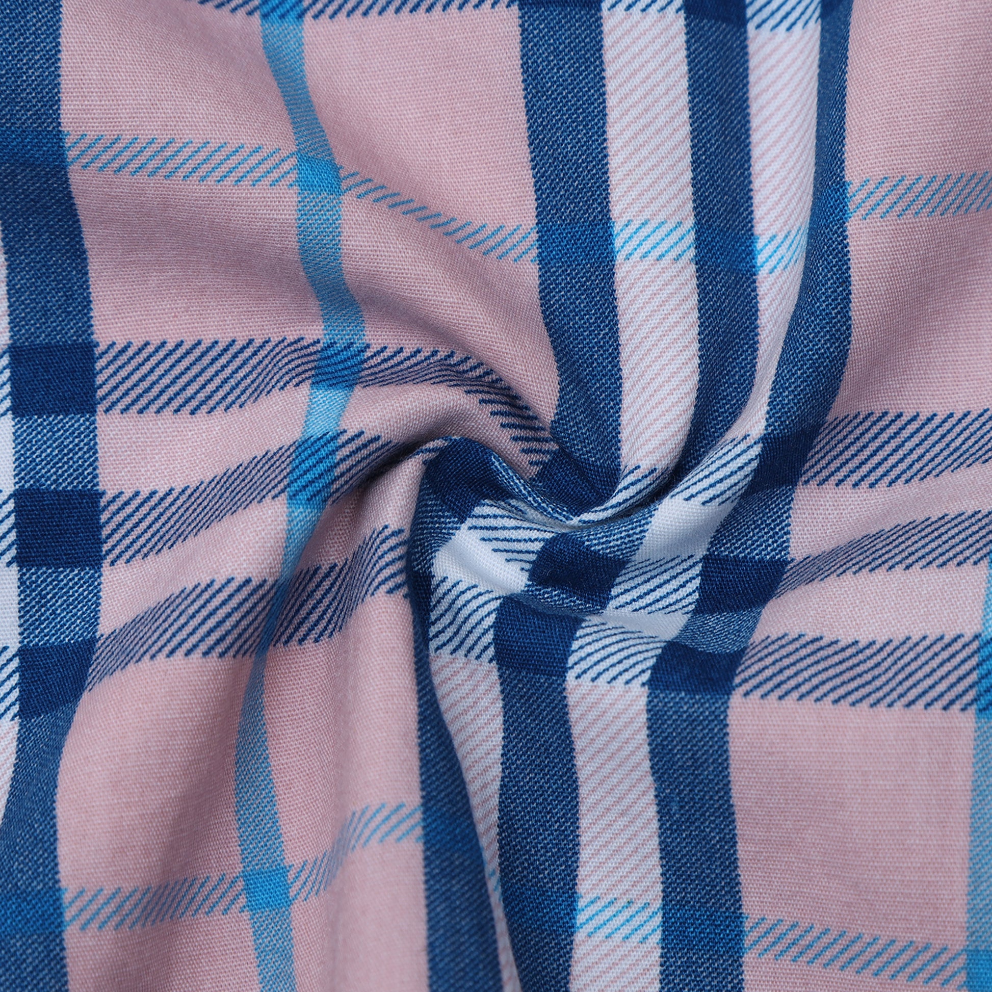 Rose Quartz Laffer Checks Shirt for Boys