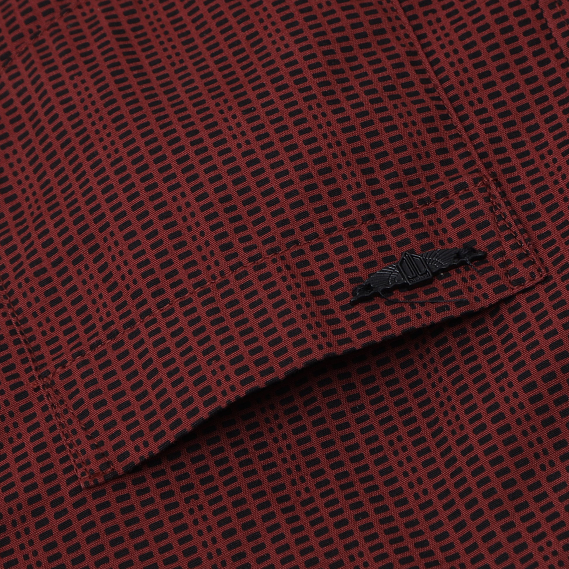 Maroon Laffer Printed Shirt for Boys