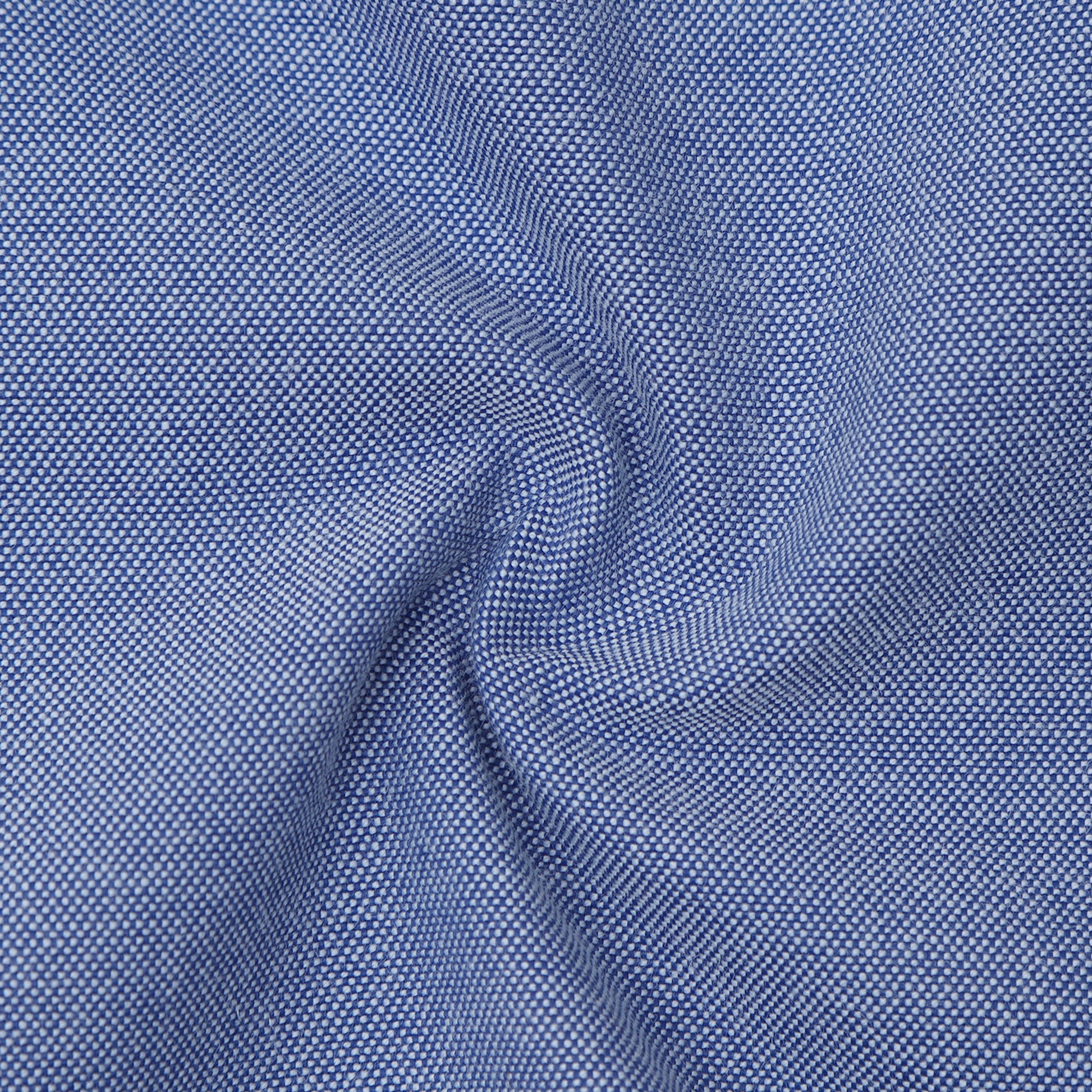 Navy Blue Oxford Solid Shirt for Boys 