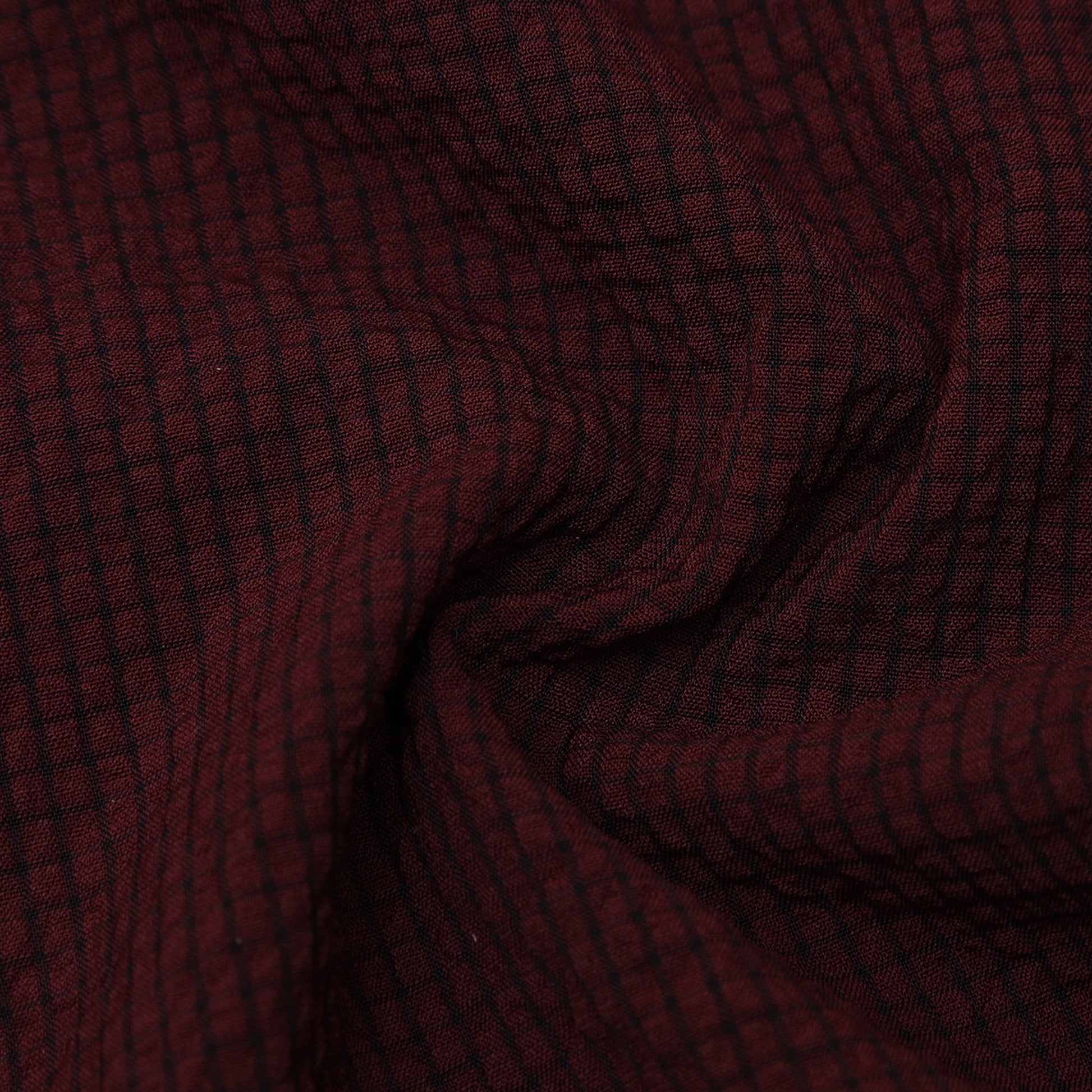 Maroon Solid Popcorn Shirt for Boys 