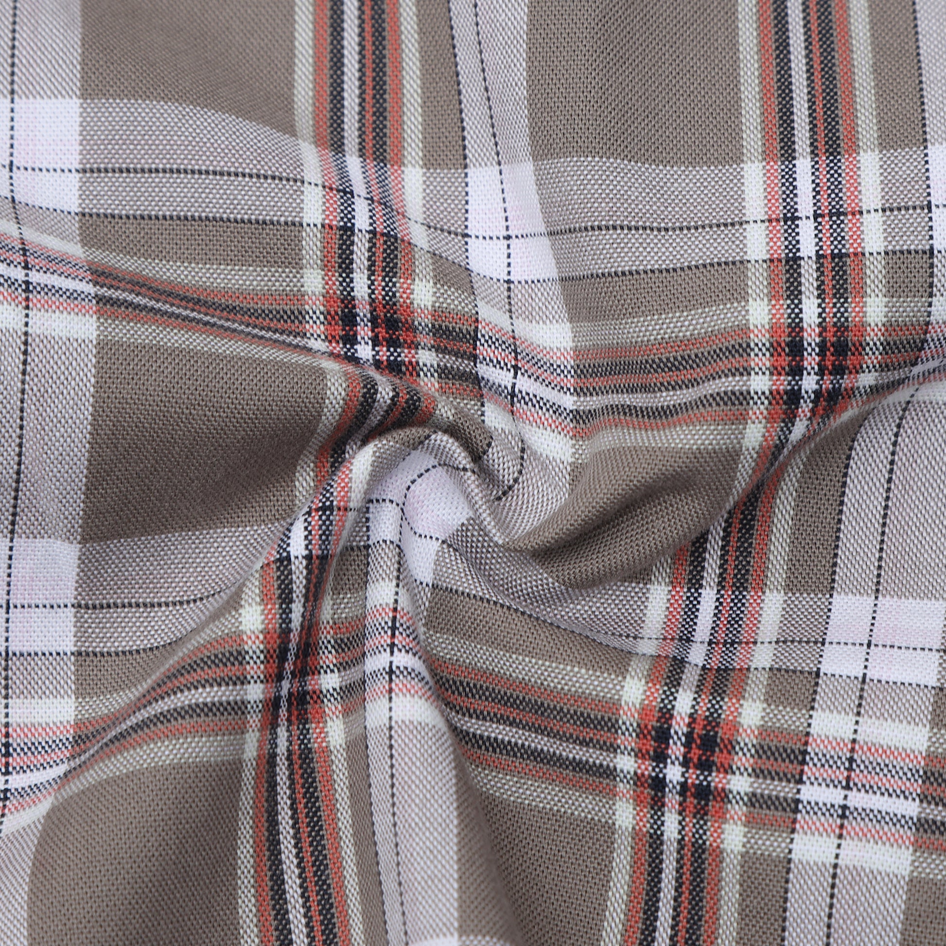 Sand Oxford Checks Shirt for Boys