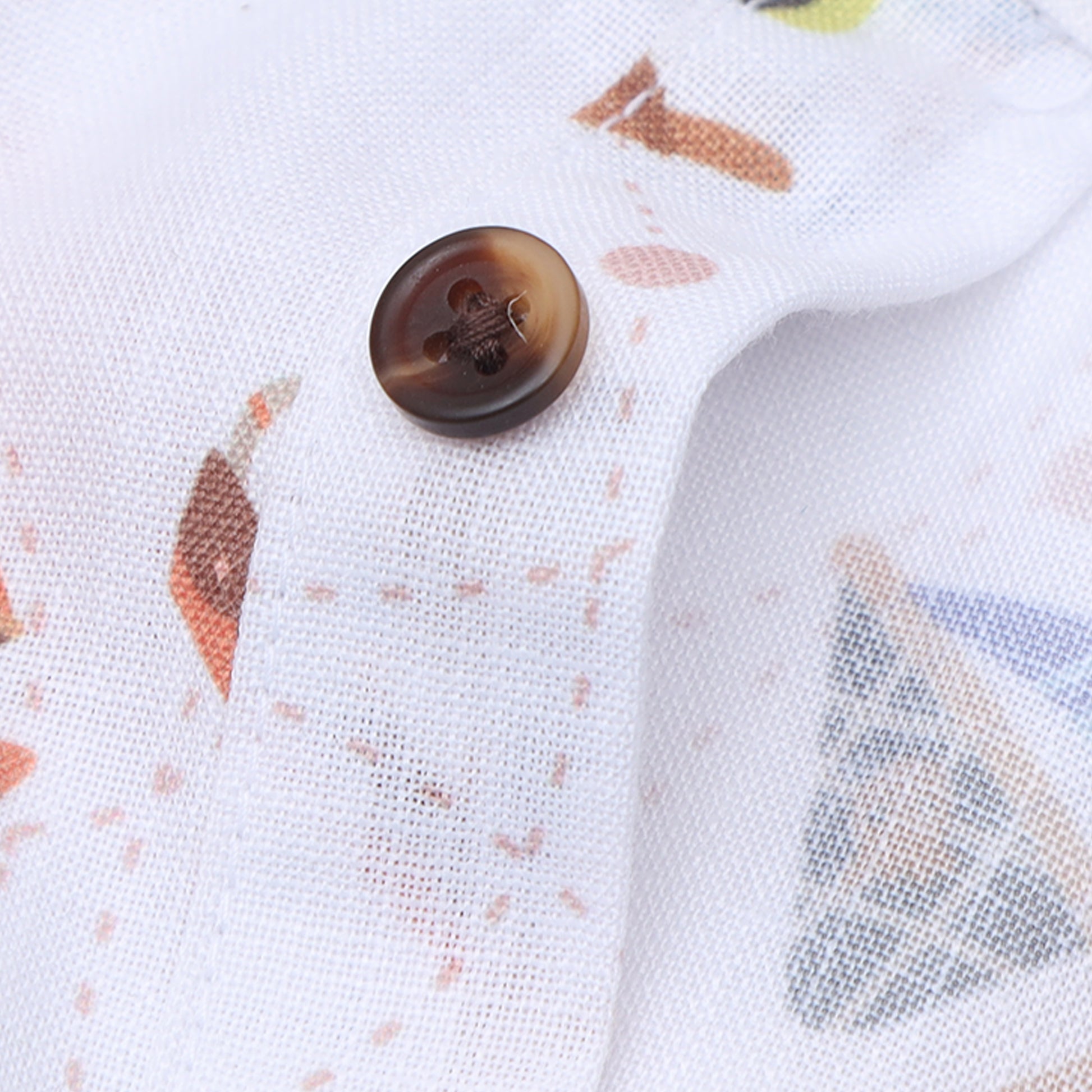White Rayon Digital Printed Shirt for Boys