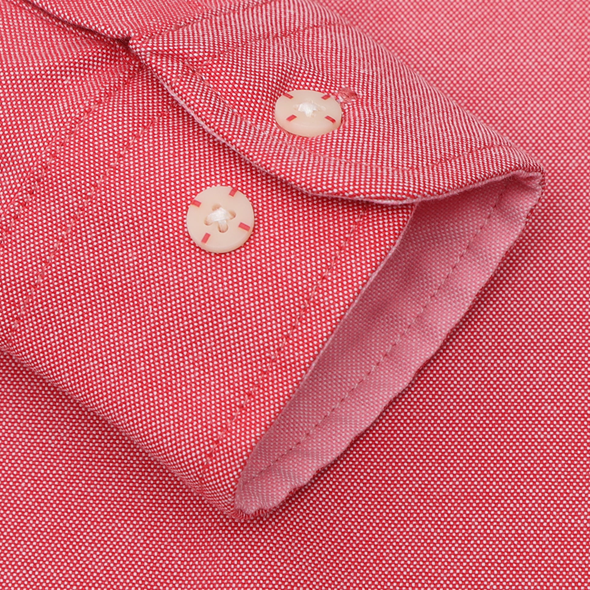 Red Oxford Solid Shirt for Boys