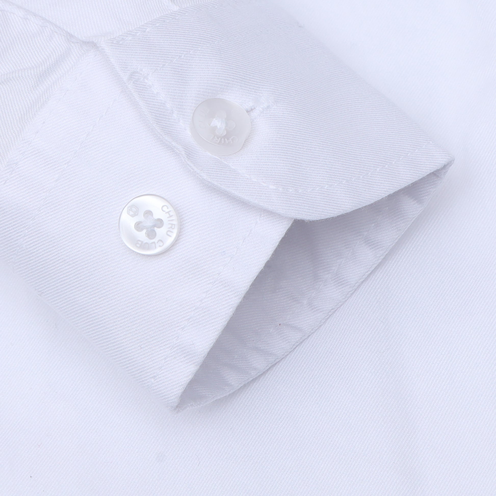 Pearl White Supima Cotton Solid Shirt for Boys 