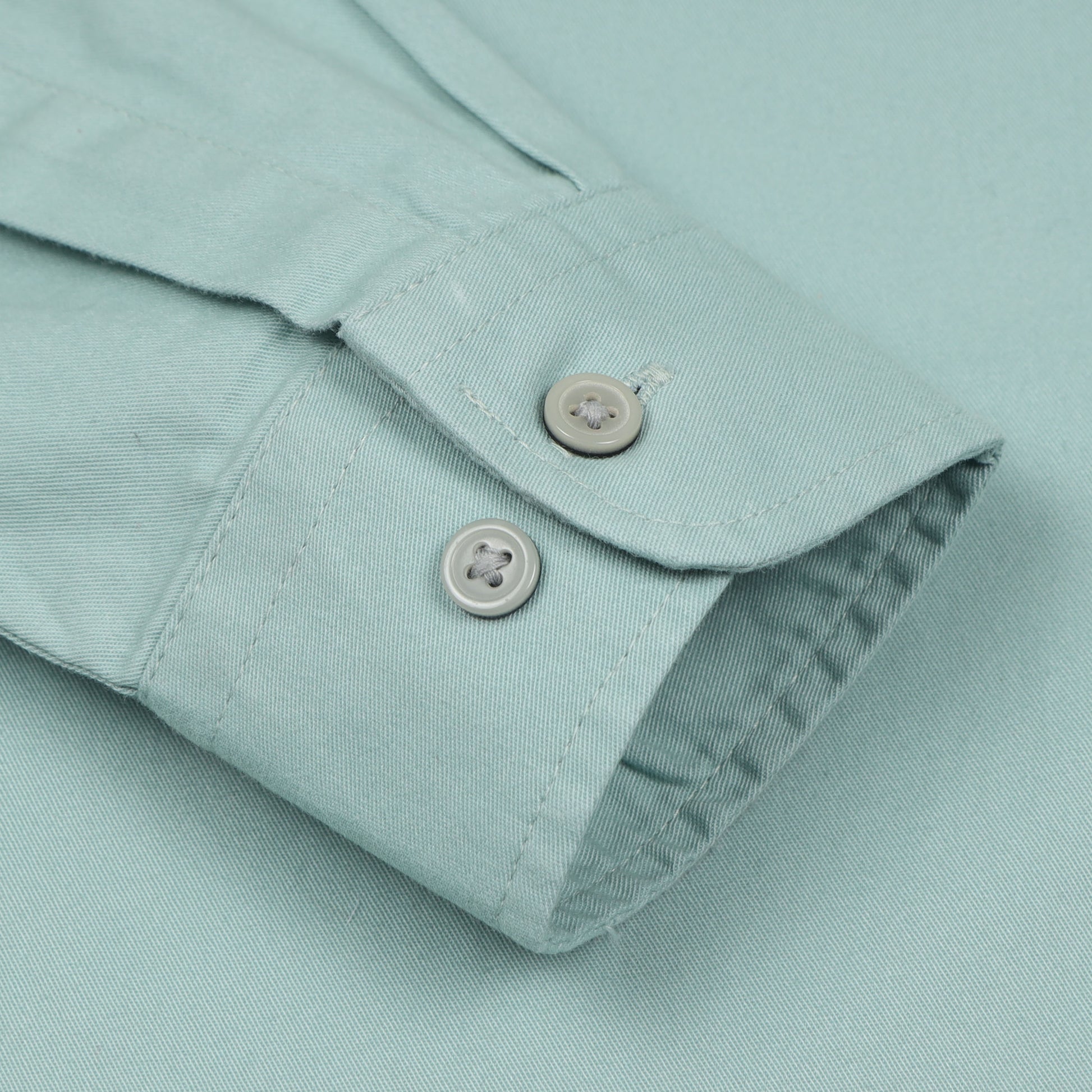 Mint Twill Leather Finish Solid Shirt For Boys