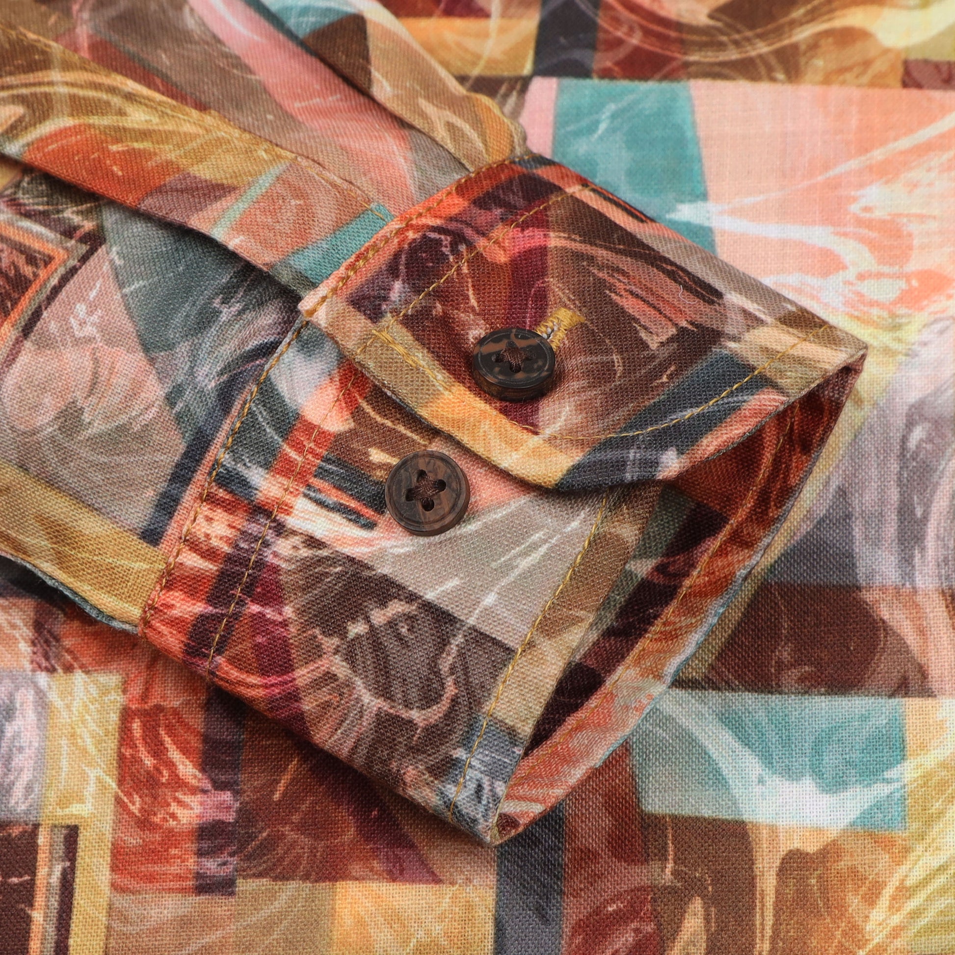Multi Colour Digital Printed Rayon Shirt For Boys