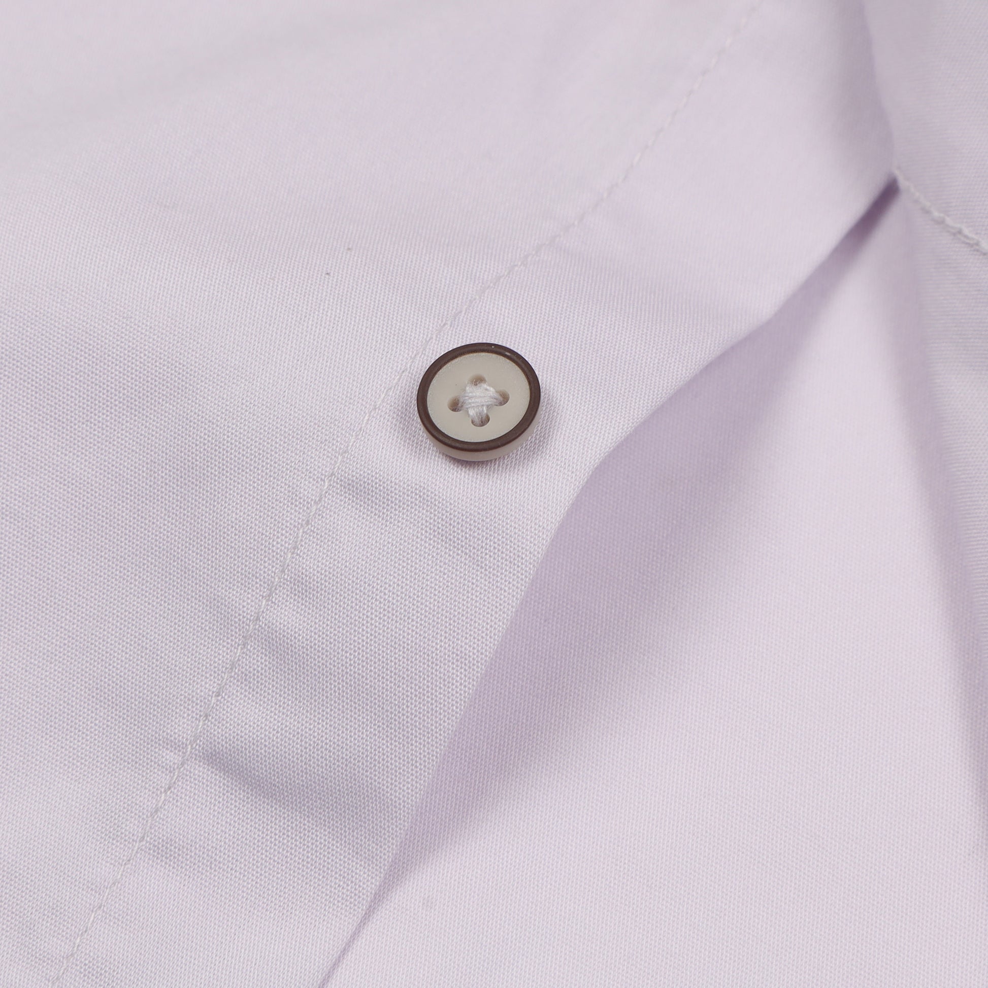 Off White Poplin Lycra Solid Shirt