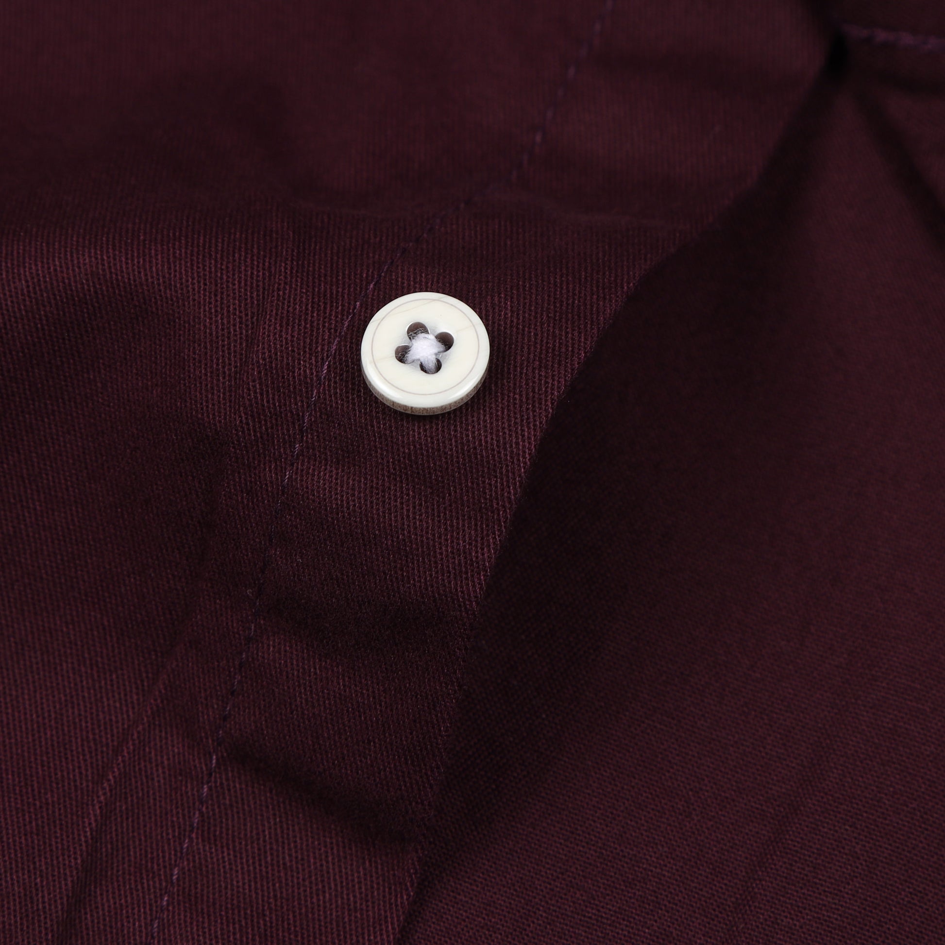 Wine Twill Leather Finish Shirt For Boys