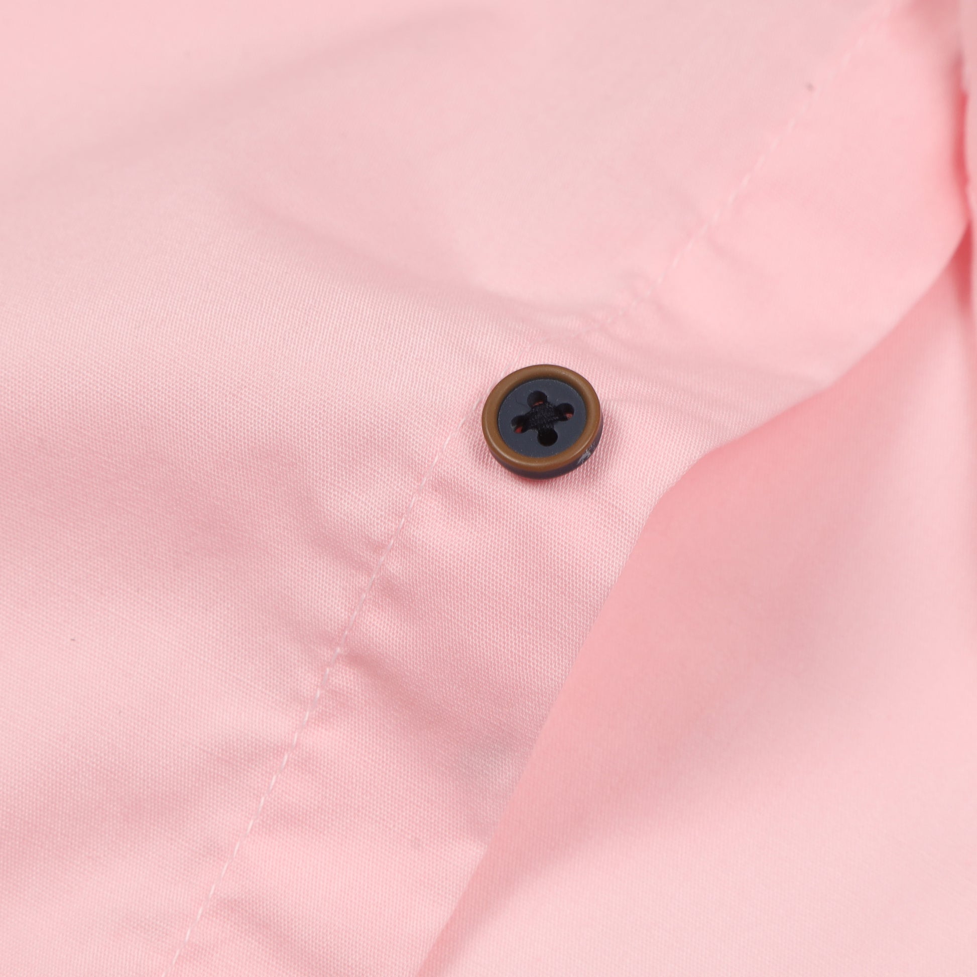 Pink Cotton Lycra Solid Shirt for Boys