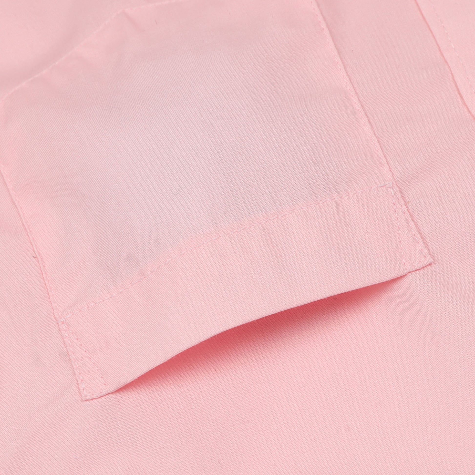 Pink Cotton Lycra Solid Shirt for Boys