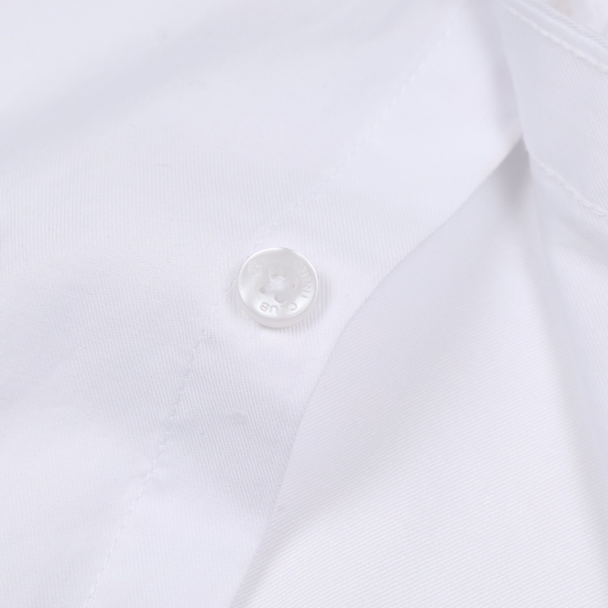 White Supima Cotton Solid Shirt for Boys