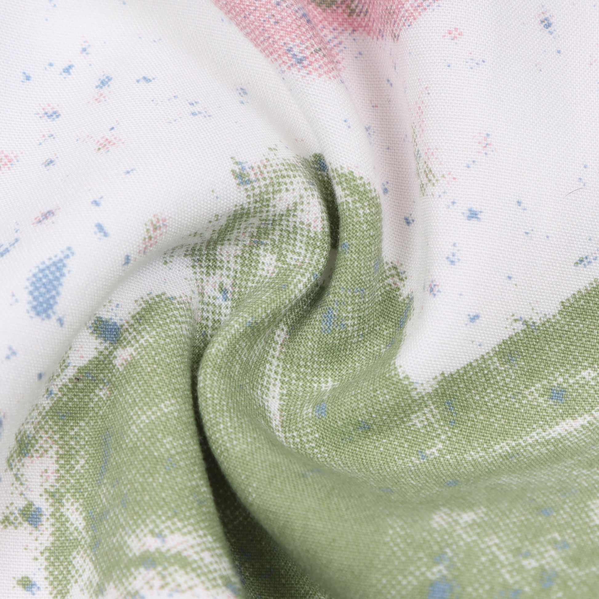 Peach Green Printed Multicolored Rayon Shirt for Boys 